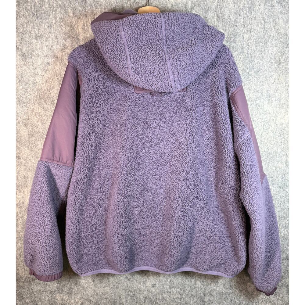 Free People Movement Lead The Pack Purple Large 1/2 Zip Pullover Fleece - Picture 4 of 9